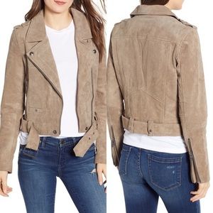 BLANKNYC Suede Moto Jacket